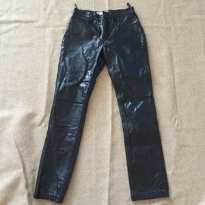 Vintage Leather high waist pants